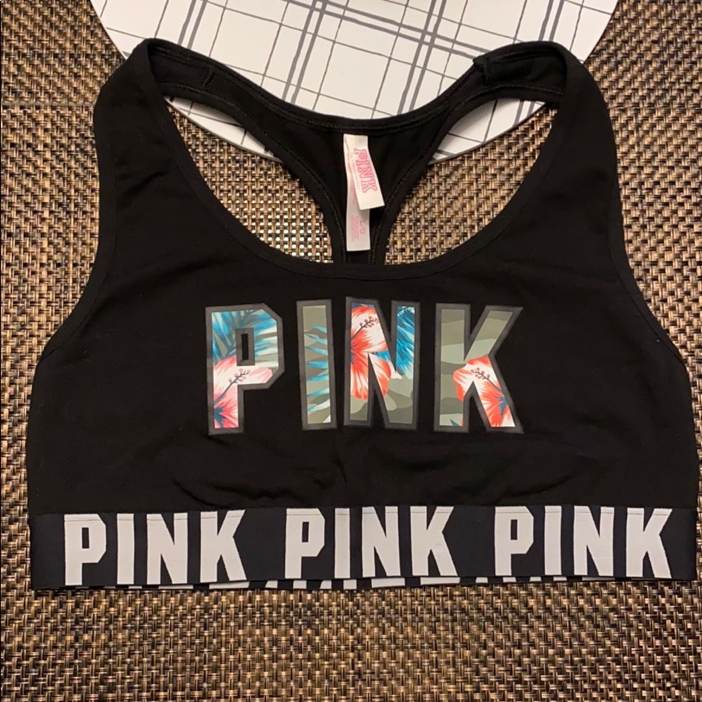 Pink Sports Bra